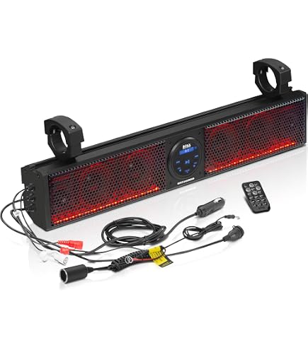 Amazon.com: BOSS Audio Systems BRT36RGB ATV UTV Sound Bar - 36